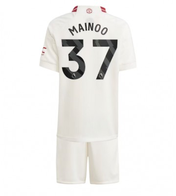 Manchester United Kobbie Mainoo #37 Tredje trøje Børn 2023-24 Kort ærmer (+ korte bukser)